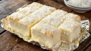 Bolo gelado de coco molhado