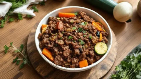 Receita de carne moida fit