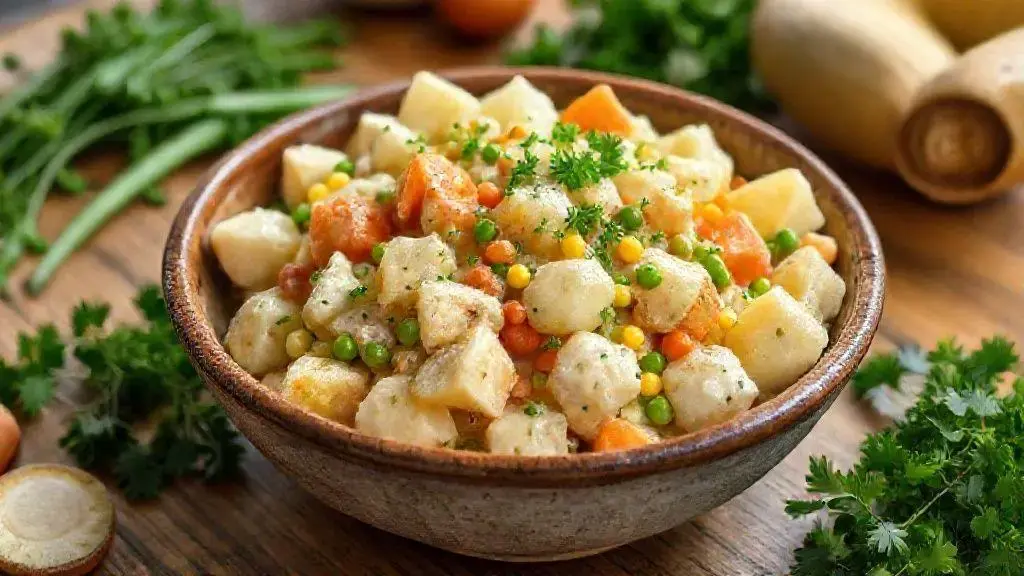 Receita de salada maionese