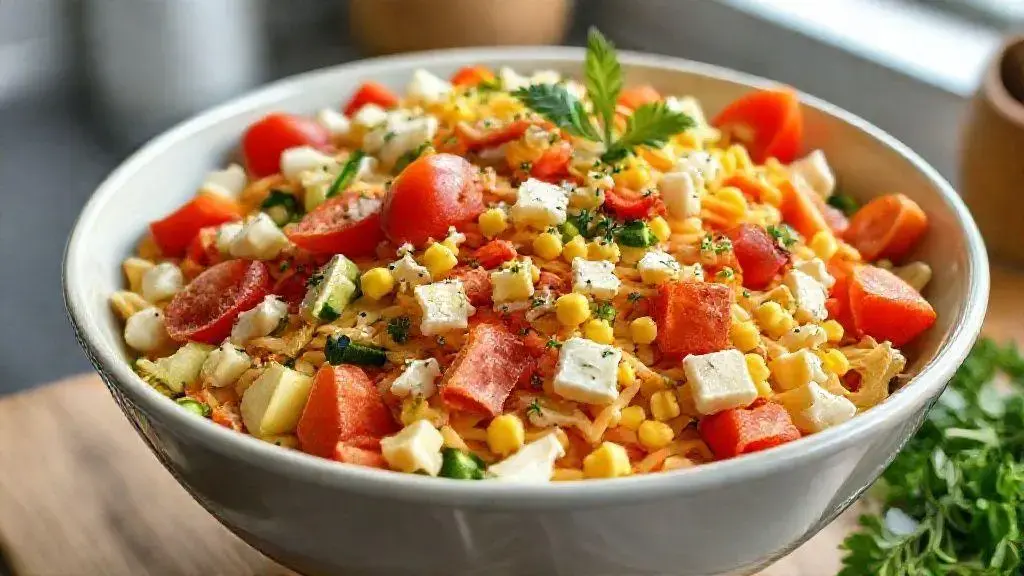 Salada de macarrão
