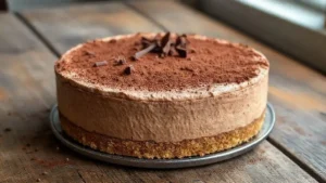 torta mousse de chocolate