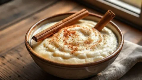 Receita de um bom arroz doce