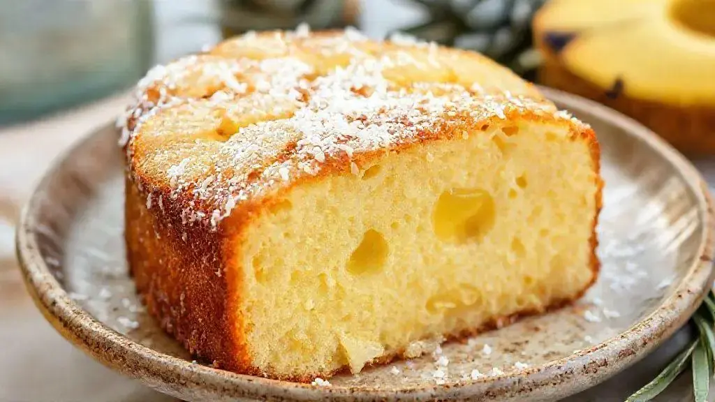 Bolo gelado de abacaxi