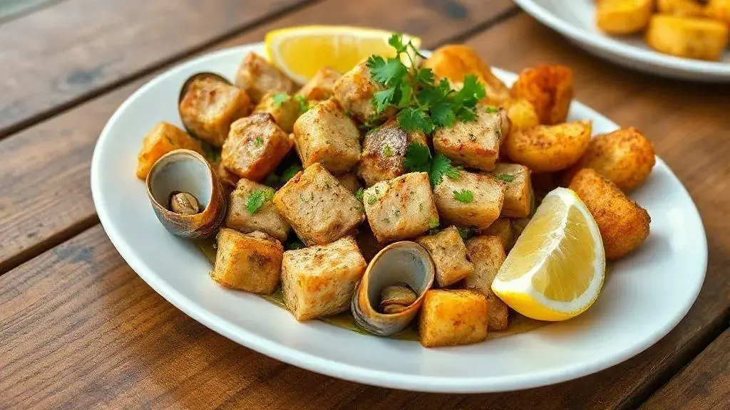 carne de porco à alentejana