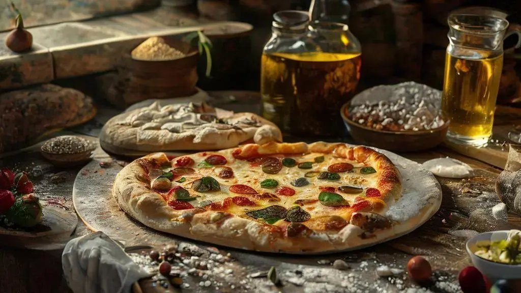 massa tradicional de pizza