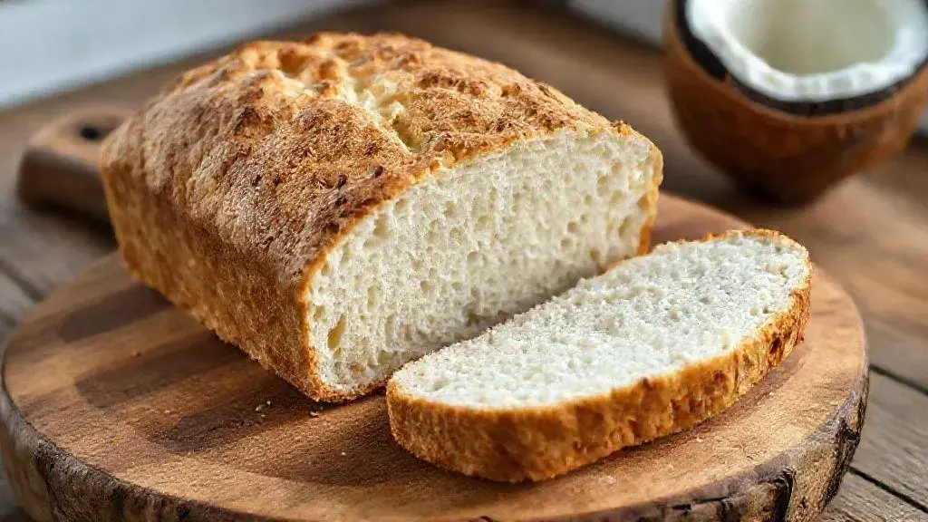 pão low carb com farinha de coco