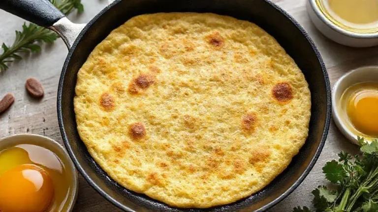 pão low carb de frigideira