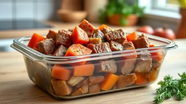 Receita de carne para congelar