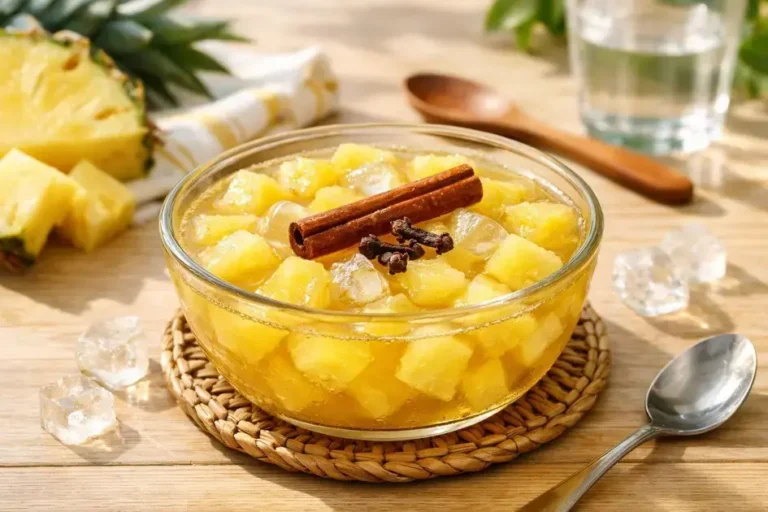 Doce com abacaxi