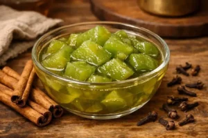 Doce de mamão verde