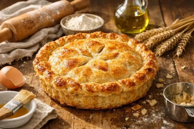 massa de torta de frango