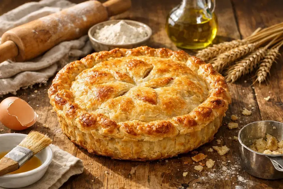 massa de torta de frango