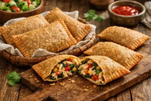 Pastel assado integral