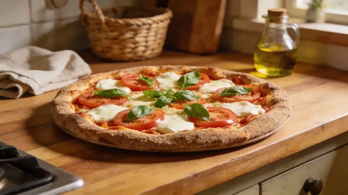 Pizza caseira saudável