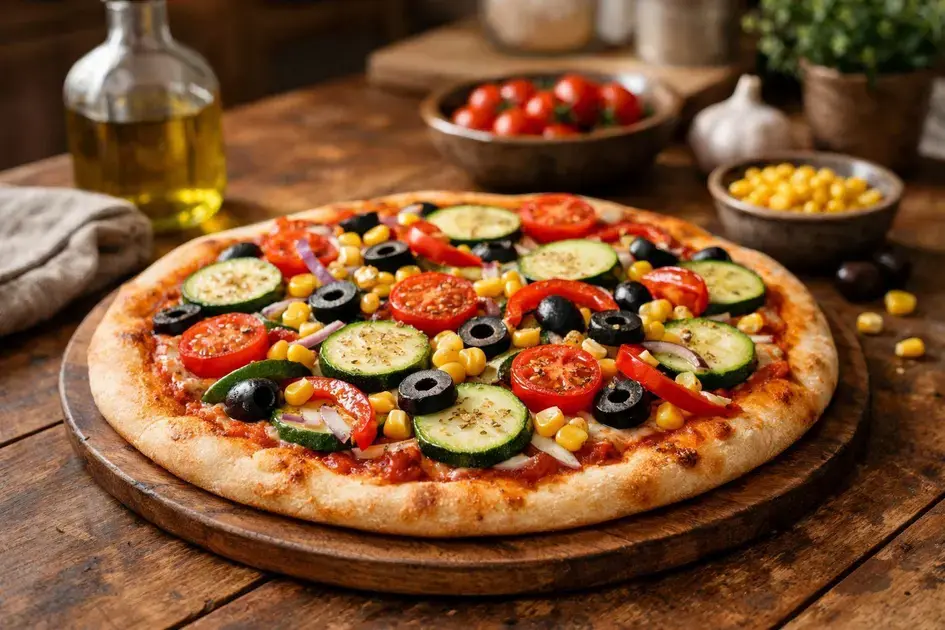 Pizza vegana