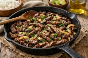 Receita de carne simples