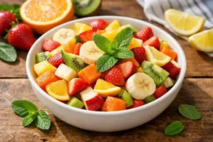 Receita de salada de frutas para imprimir