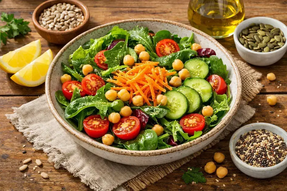 Receita de salada saudável