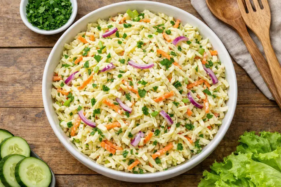 Salada de repolho com maionese