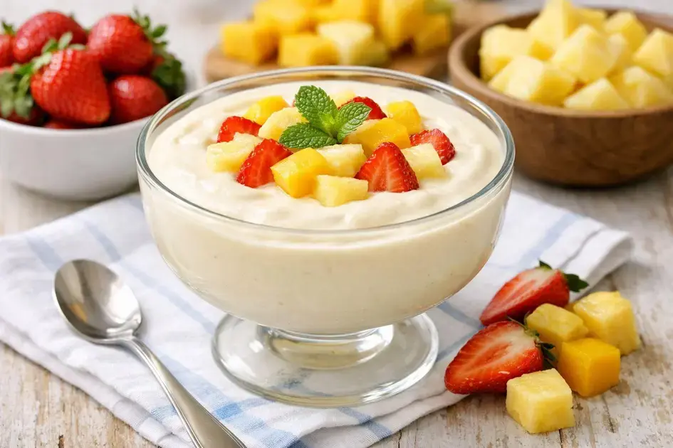 Sobremesa de geladeira