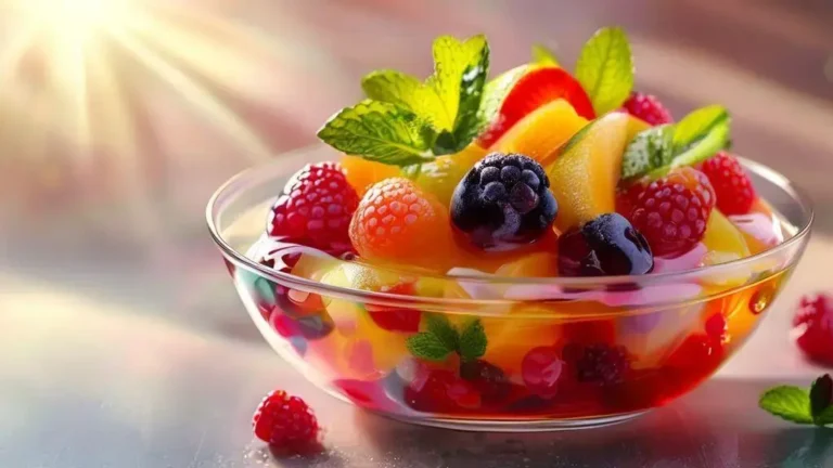 Sobremesa de gelatina