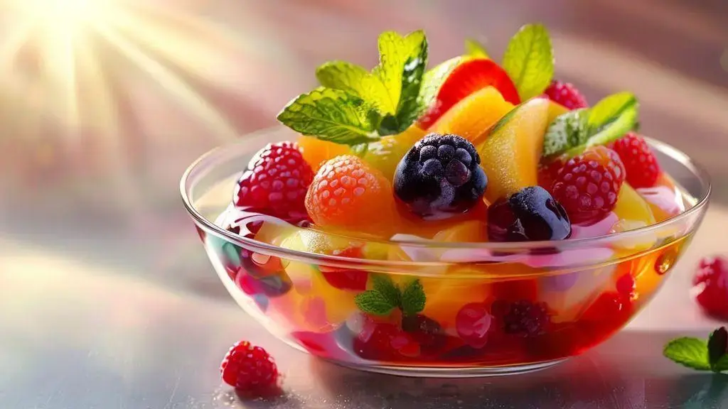 Sobremesa de gelatina