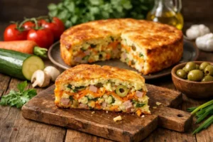 torta salgada de liquidificador