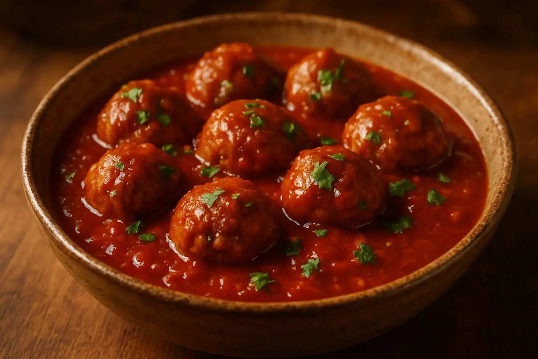 Almôndegas ao molho de tomate Almôndegas ao molho de tomate