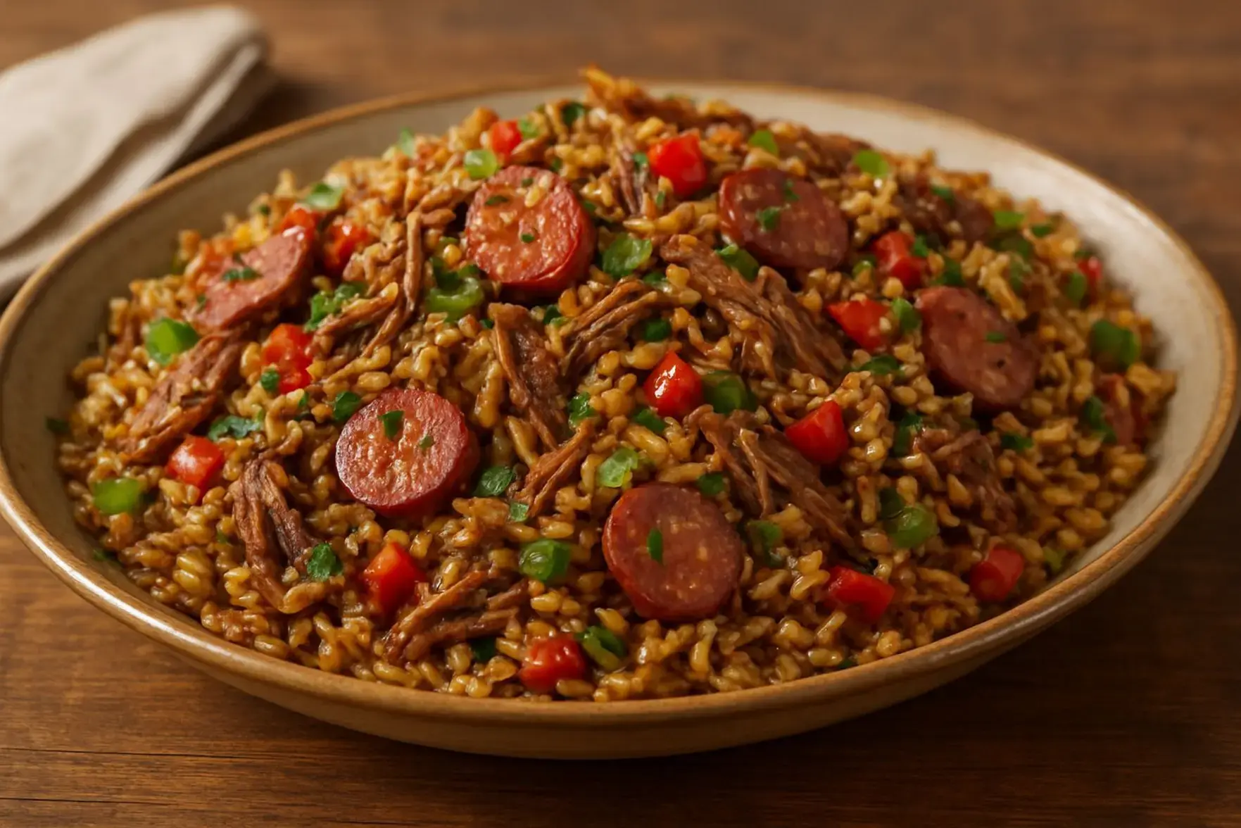 Arroz carreteiro simples