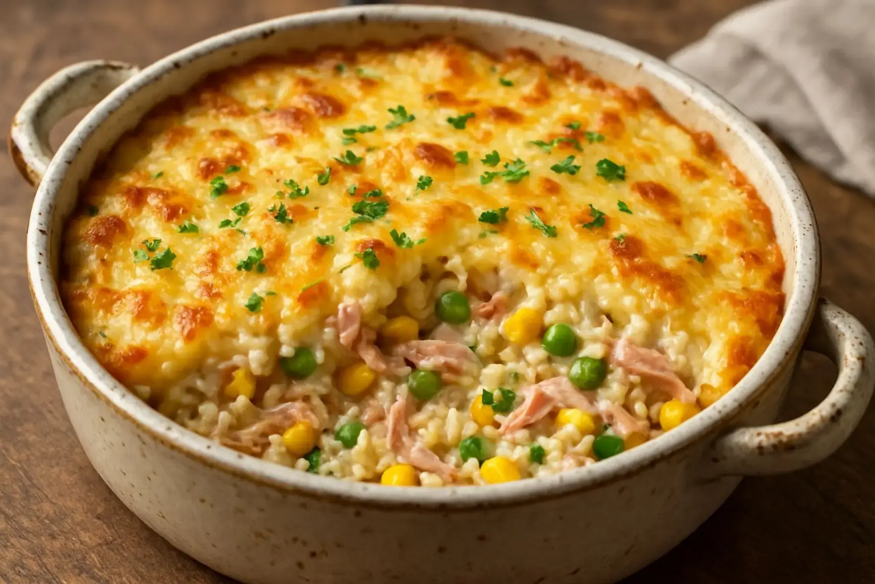 Receita de arroz de forno cremoso em uma panela só Receita de arroz de forno cremoso em uma panela só