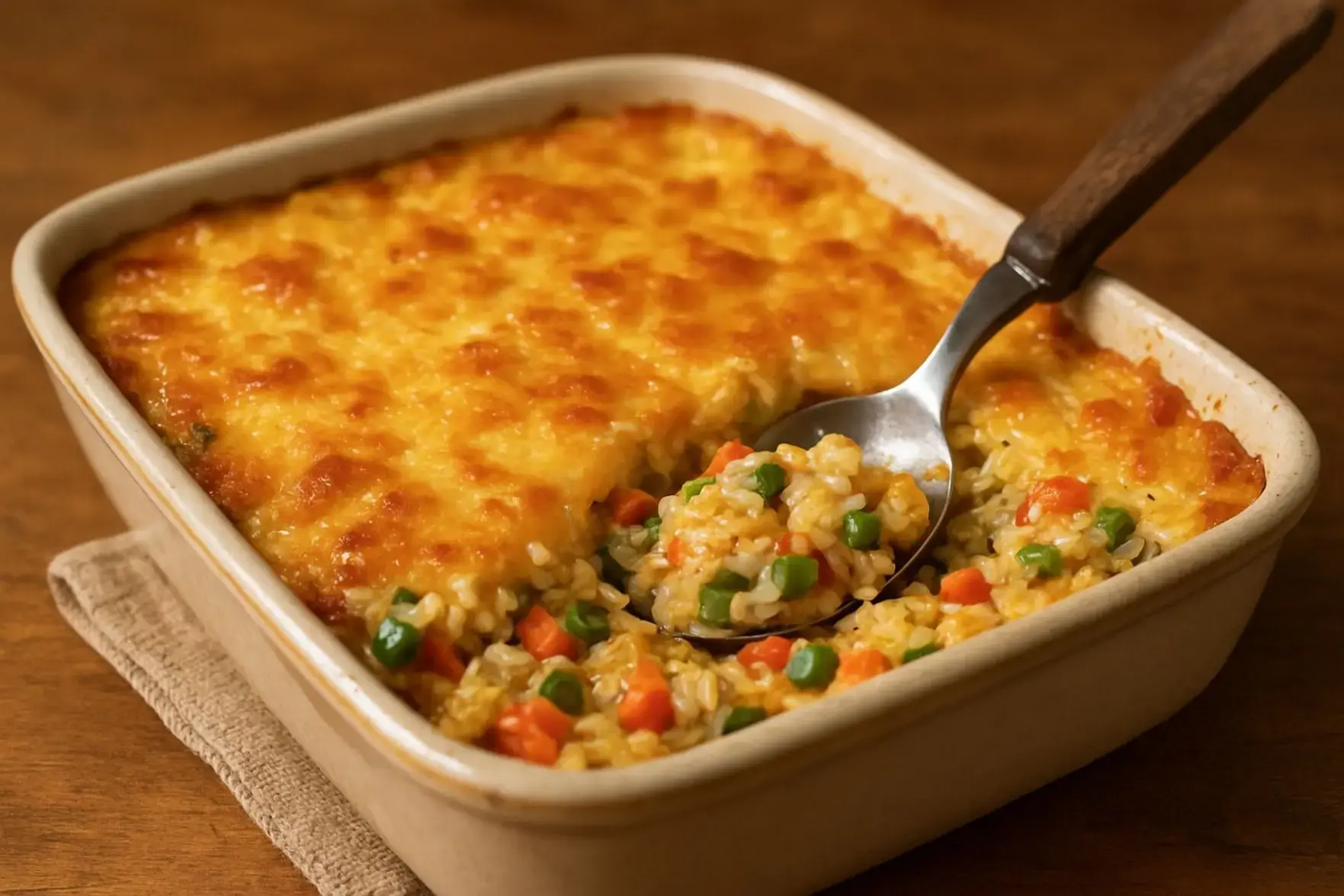 Arroz de forno prático