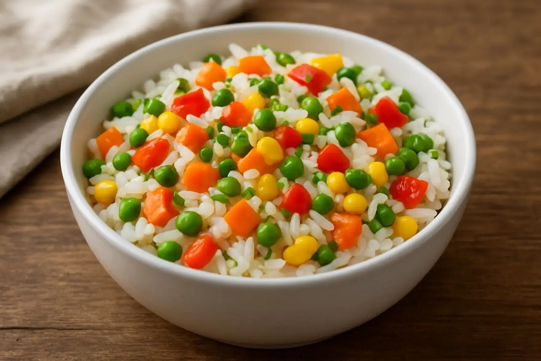 Arroz primavera na pressão Arroz primavera na pressão