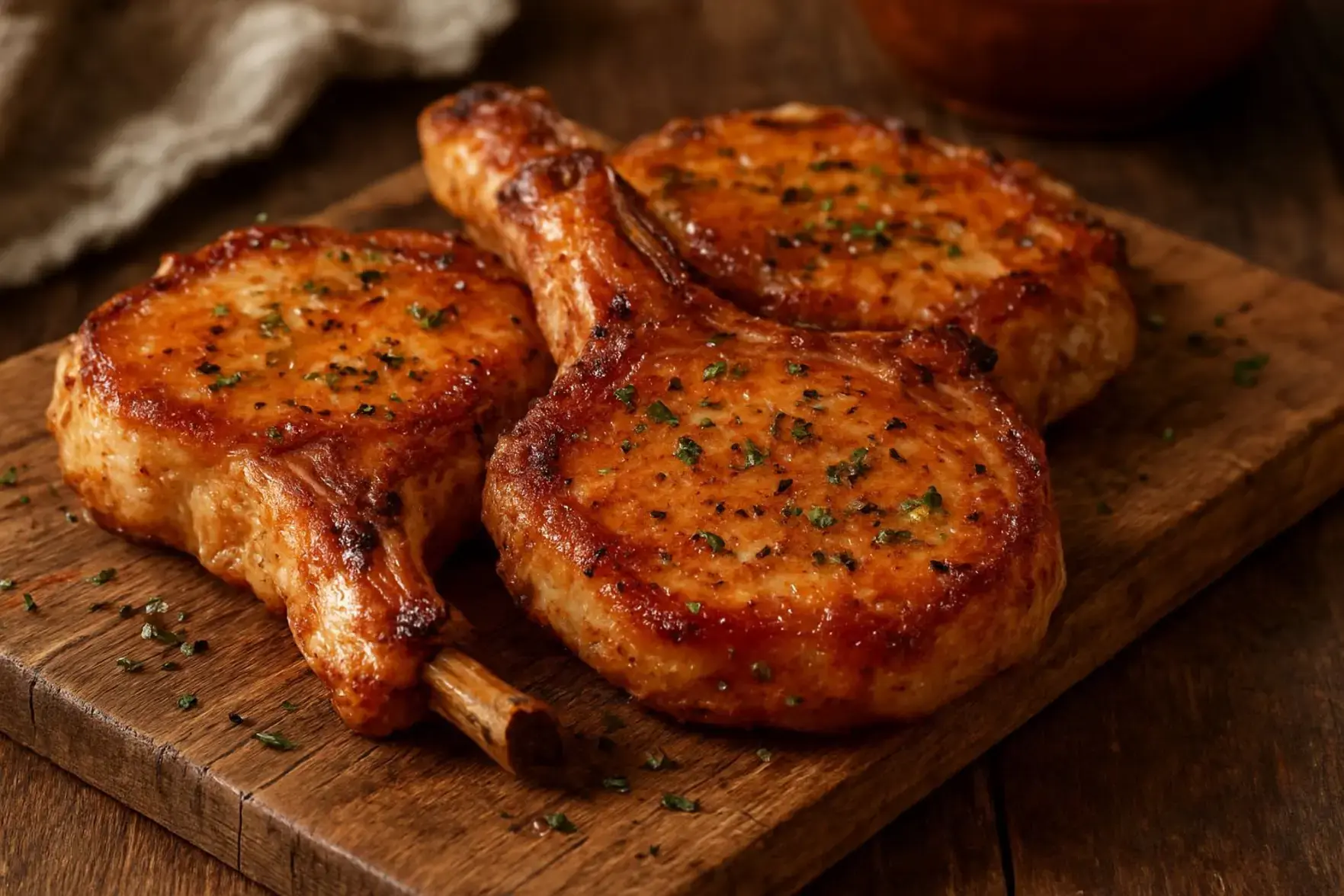 Bisteca suína na airfryer Bisteca suína na airfryer