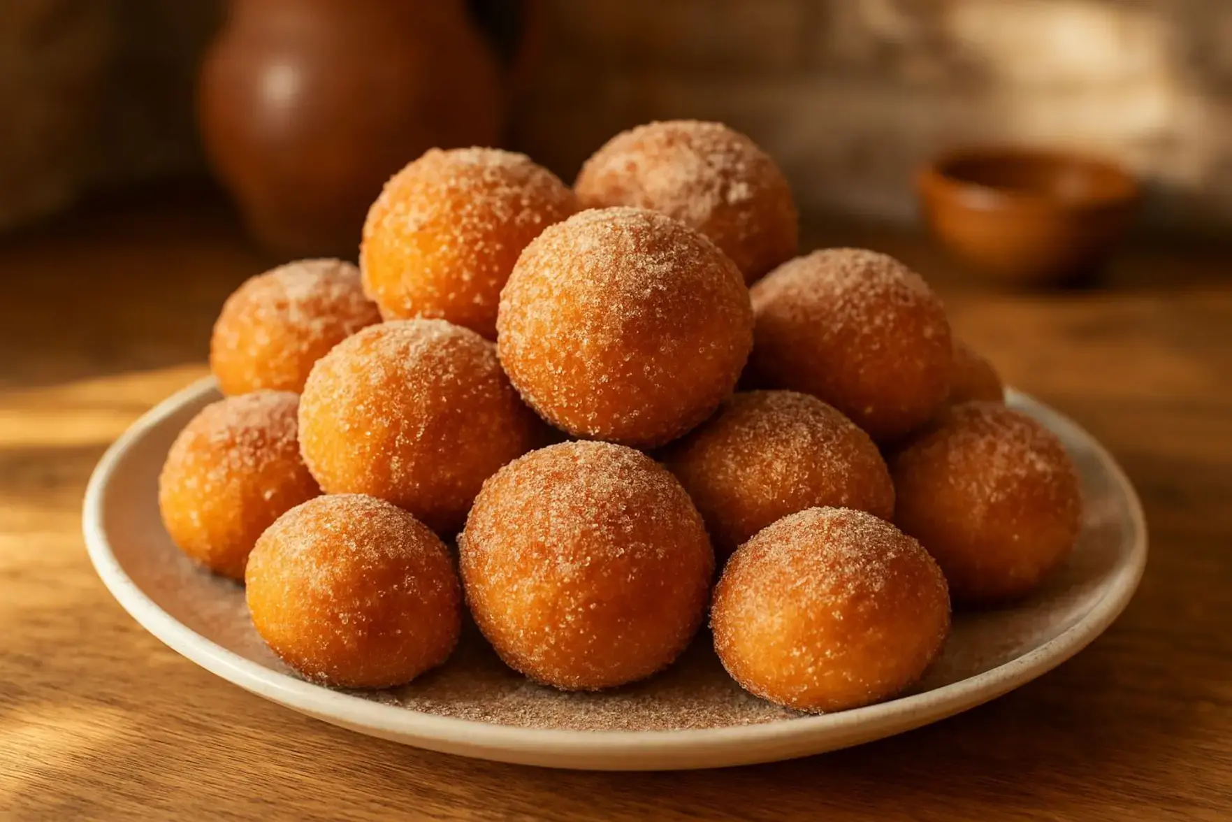 Bolinho de chuva simples e rápido Bolinho de chuva simples e rápido