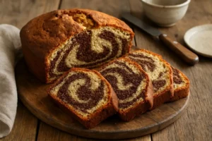 Bolo mesclado fofinho