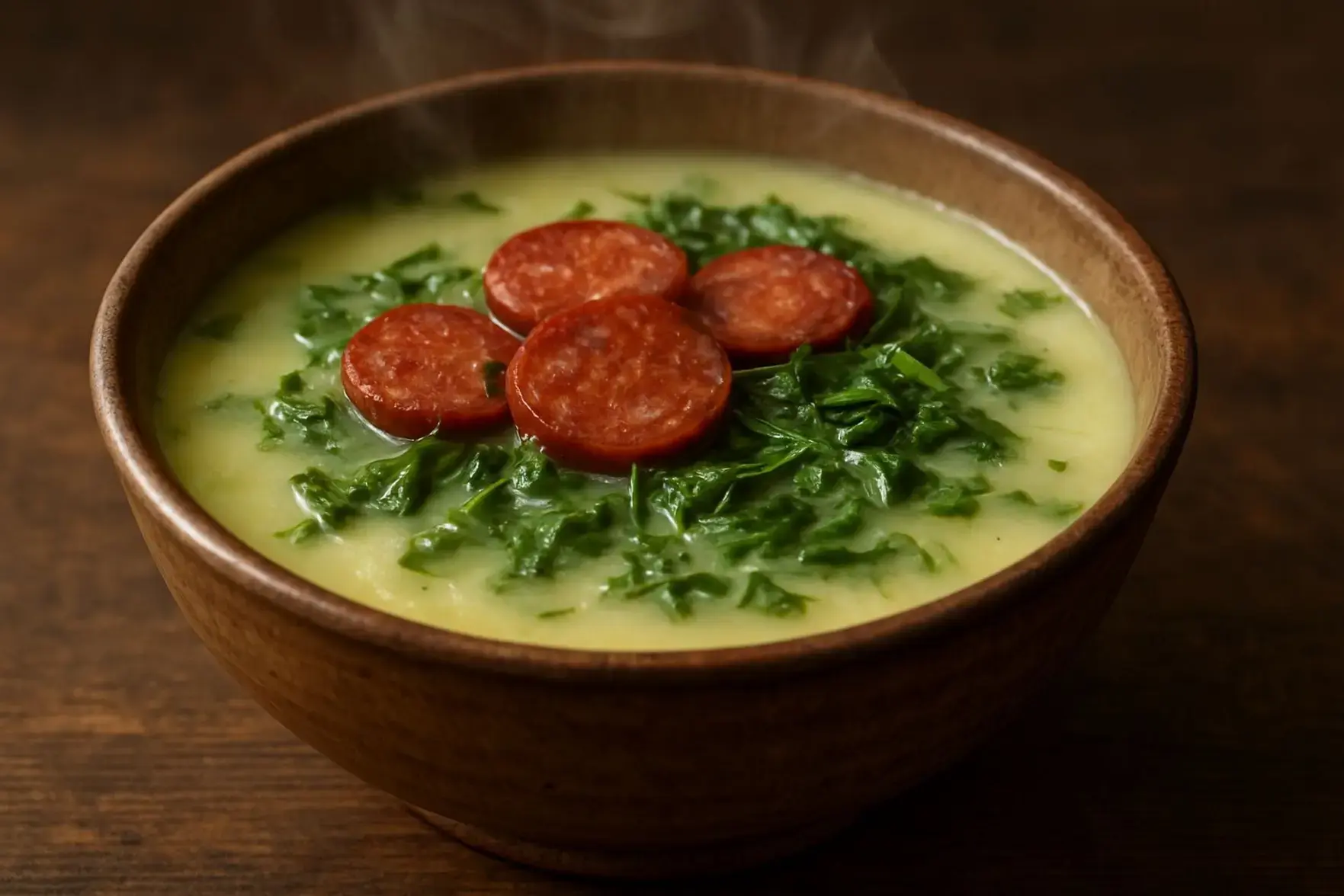 Receita de caldo verde simples