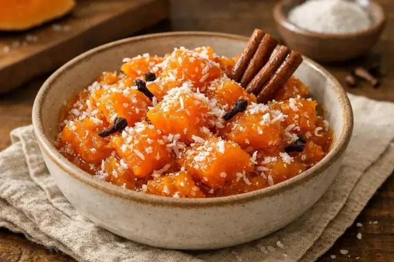 doce de abóbora com coco