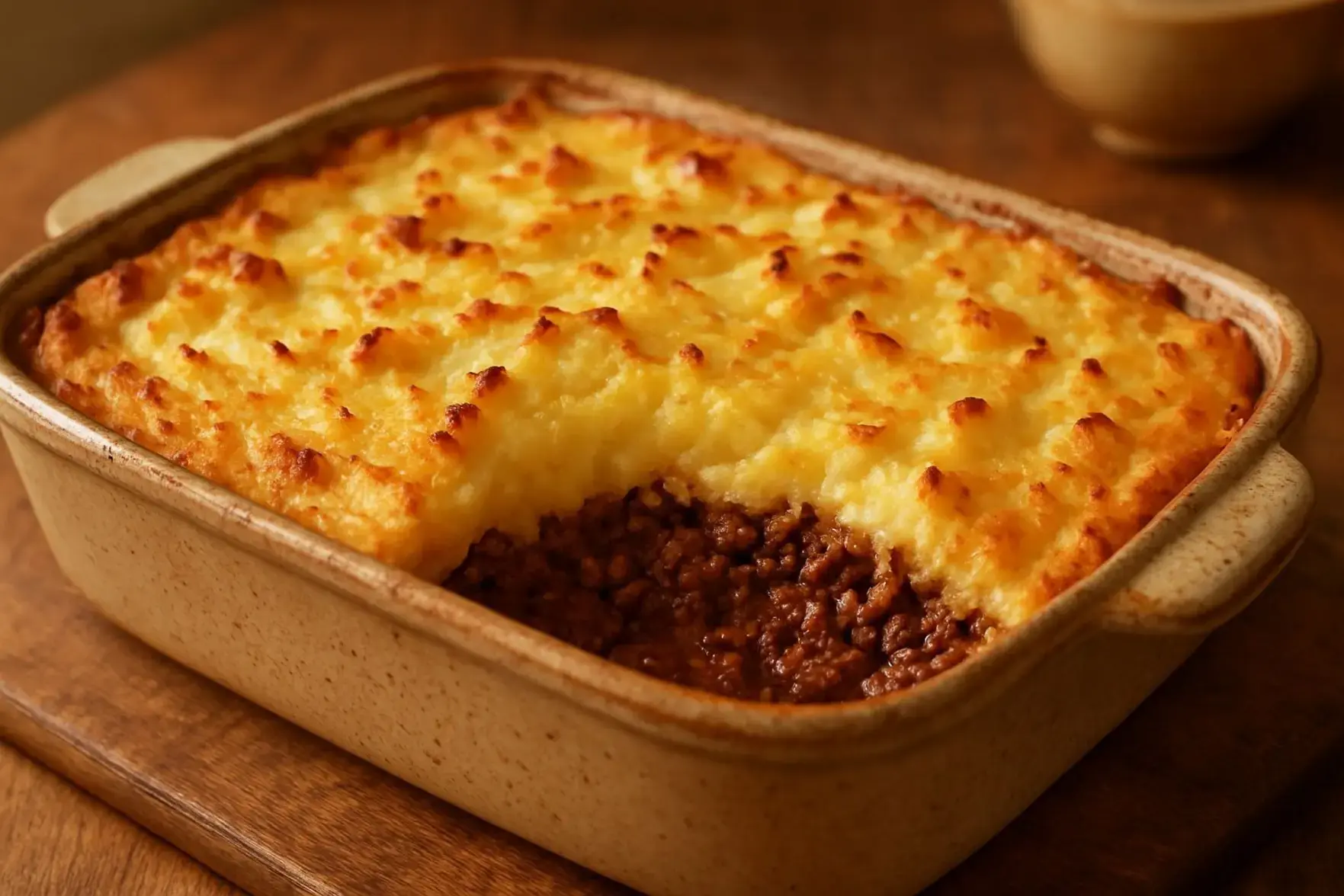 Escondidinho de carne moída