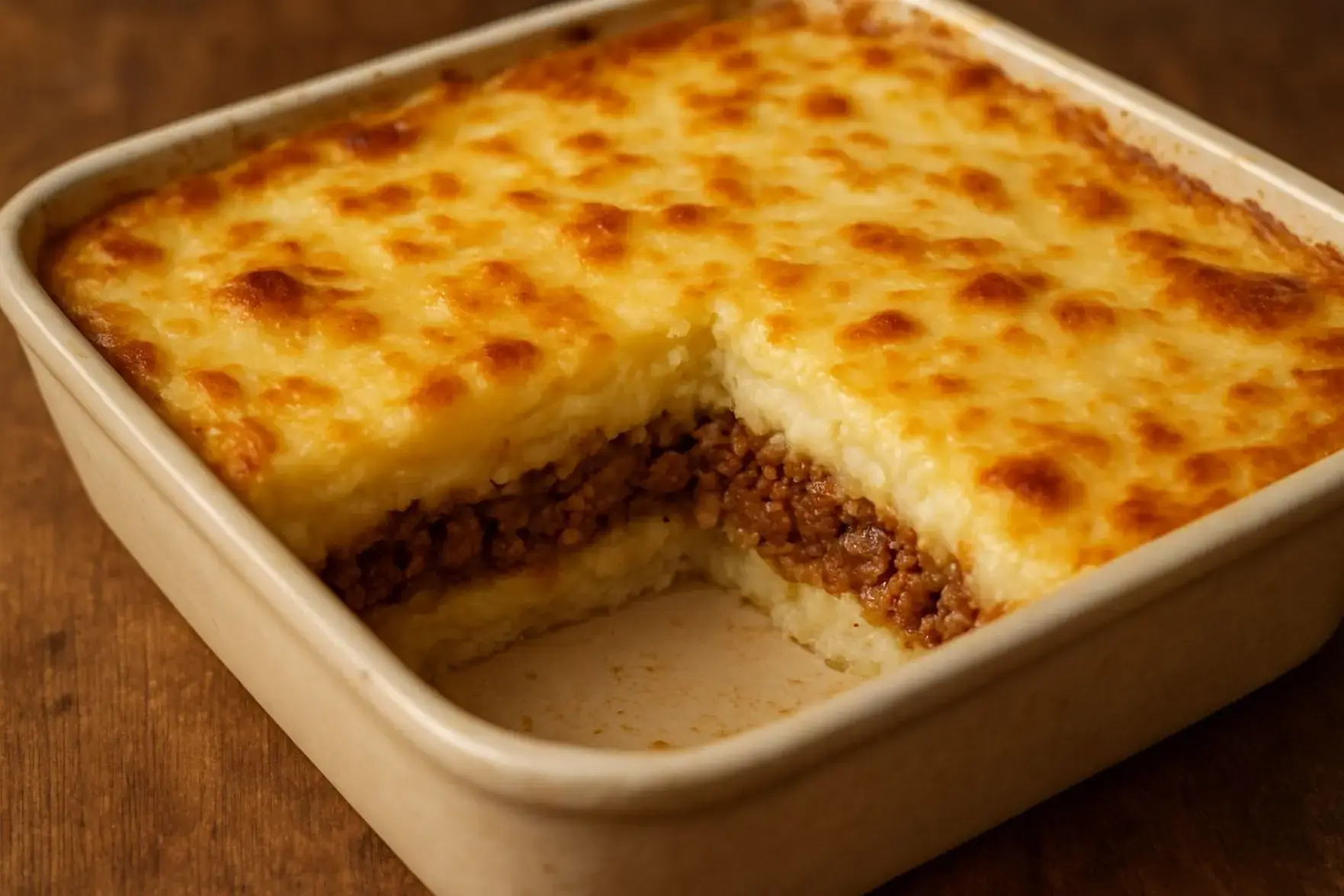 Escondidinho de carne moída Escondidinho de carne moída