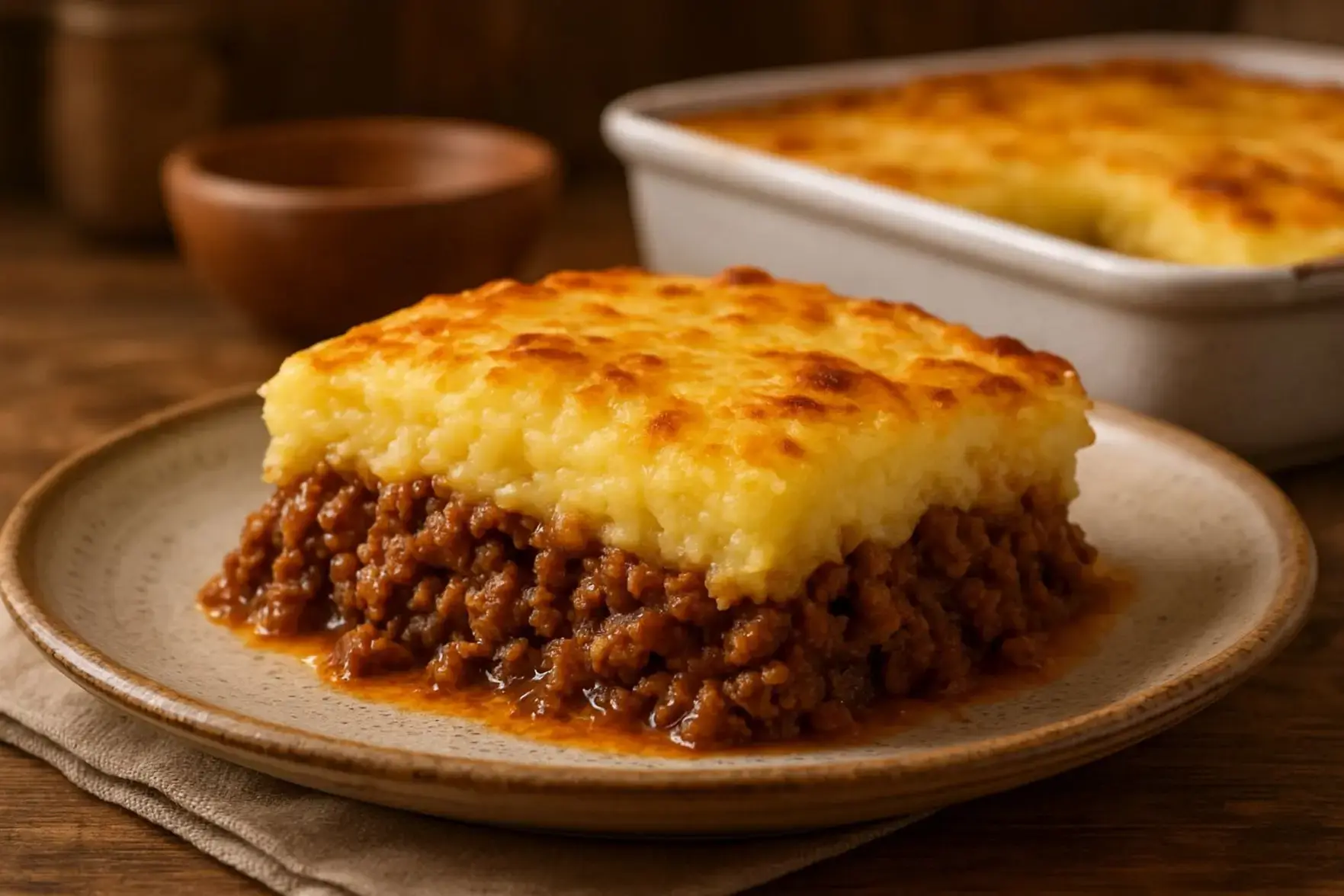 Receita de escondidinho de carne moída prático