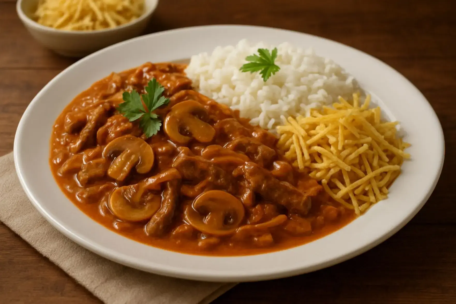 Receita de estrogonofe de carne fácil Receita de estrogonofe de carne fácil