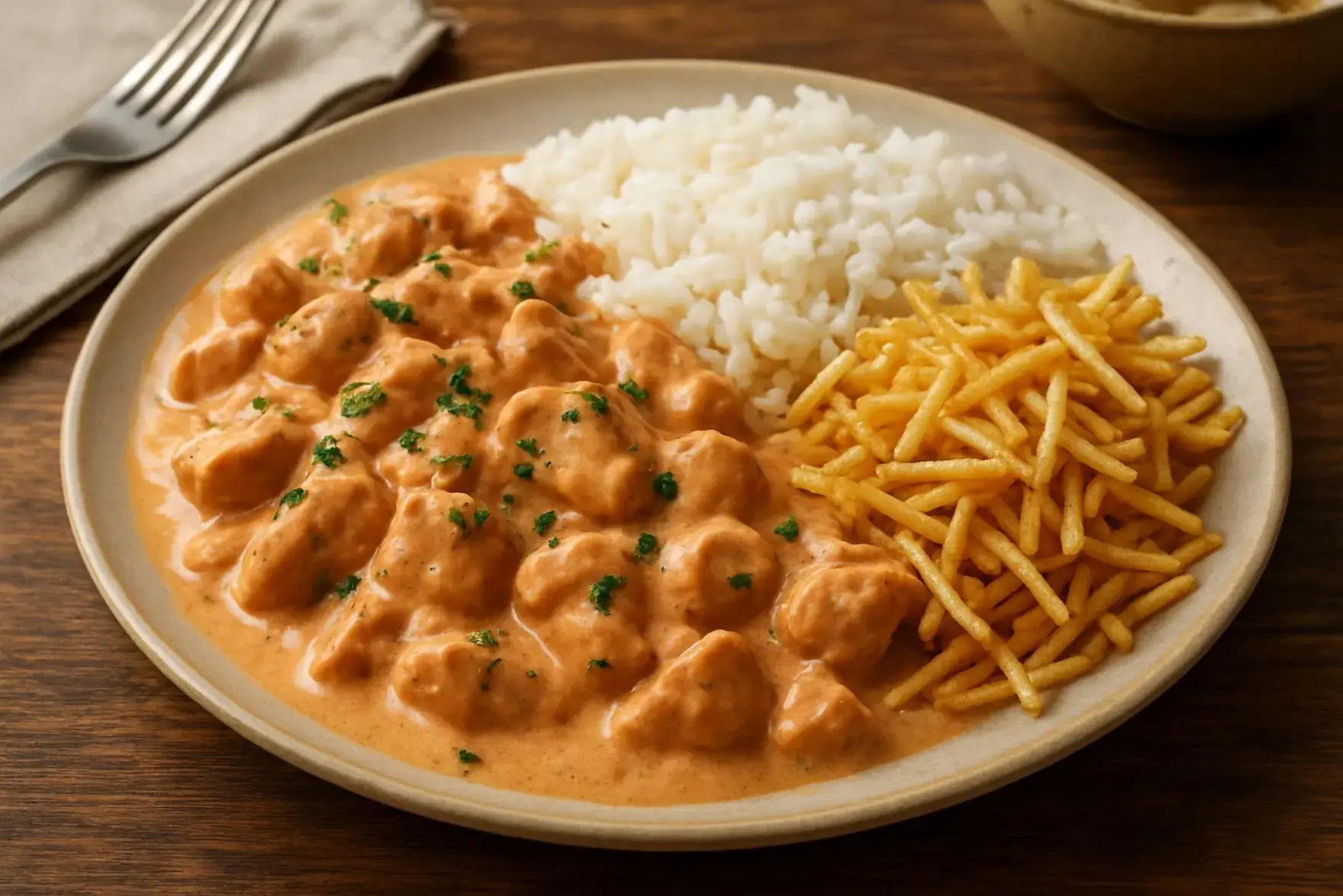 Estrogonofe de frango econômico Estrogonofe de frango econômico