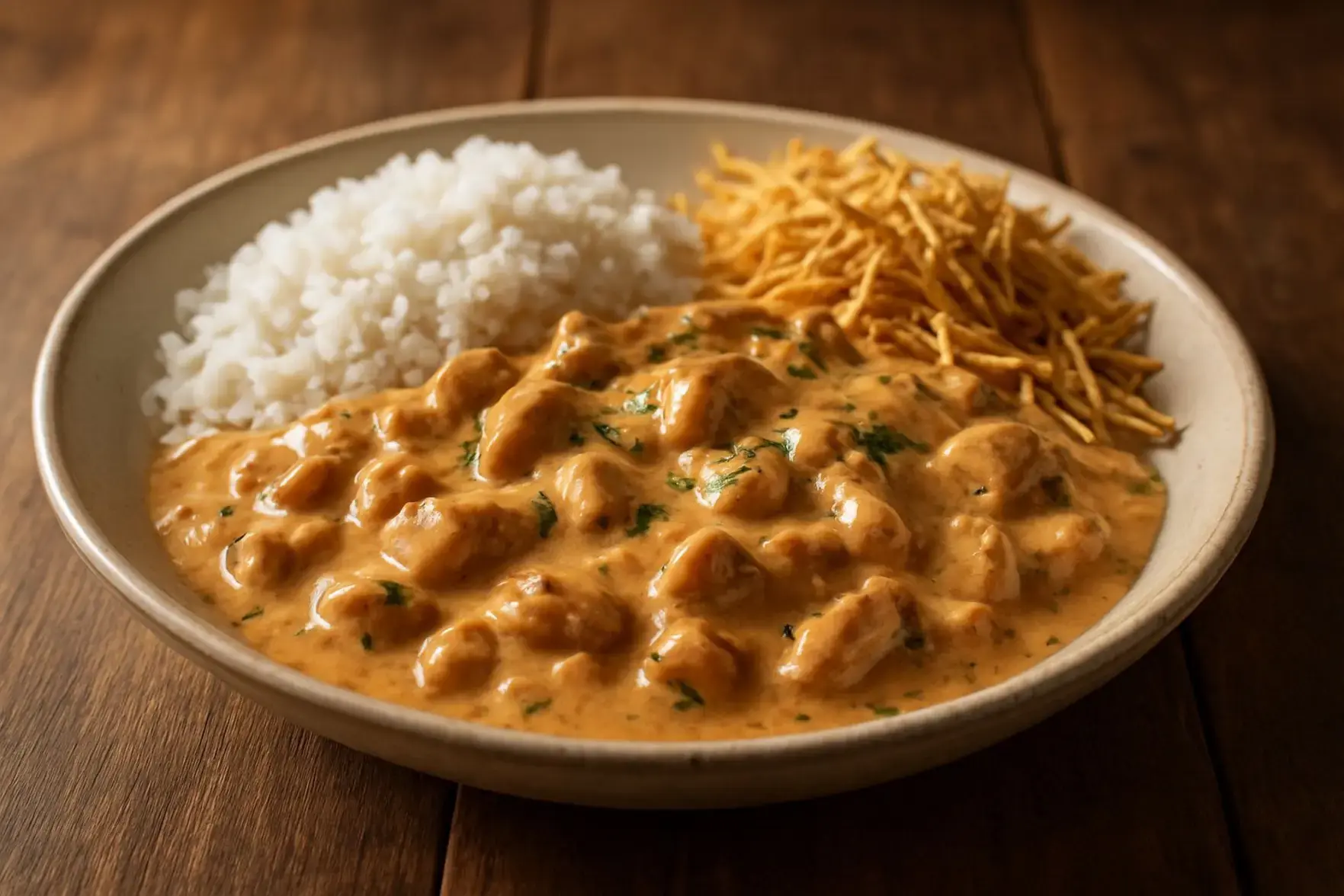 Receita de estrogonofe de frango fácil