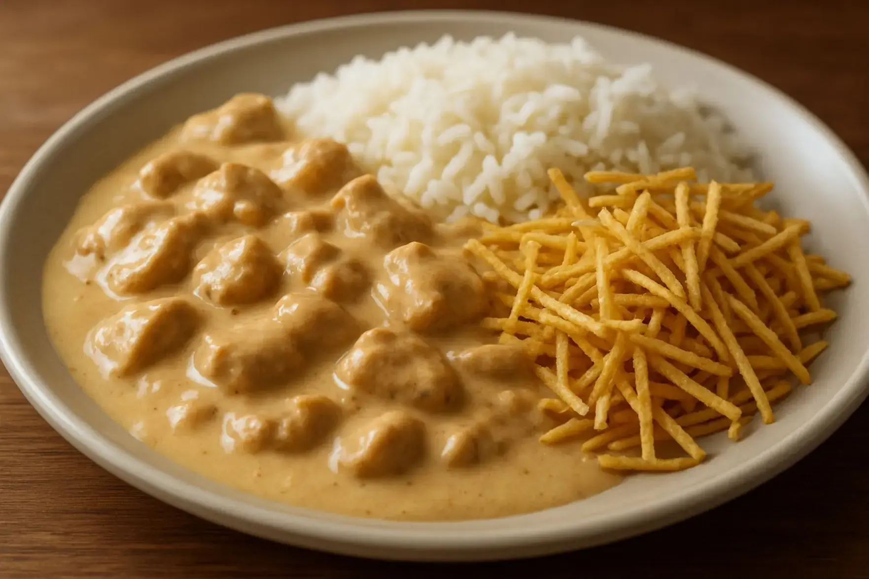 Receita de estrogonofe rápido de frango