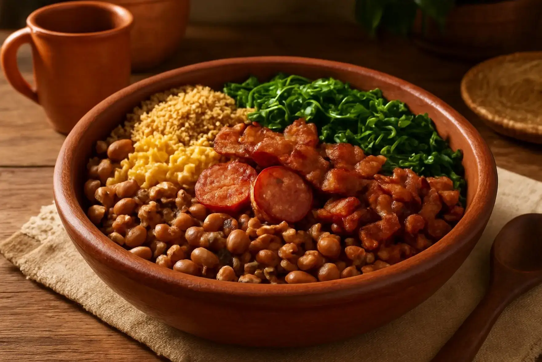 Feijão tropeiro prático