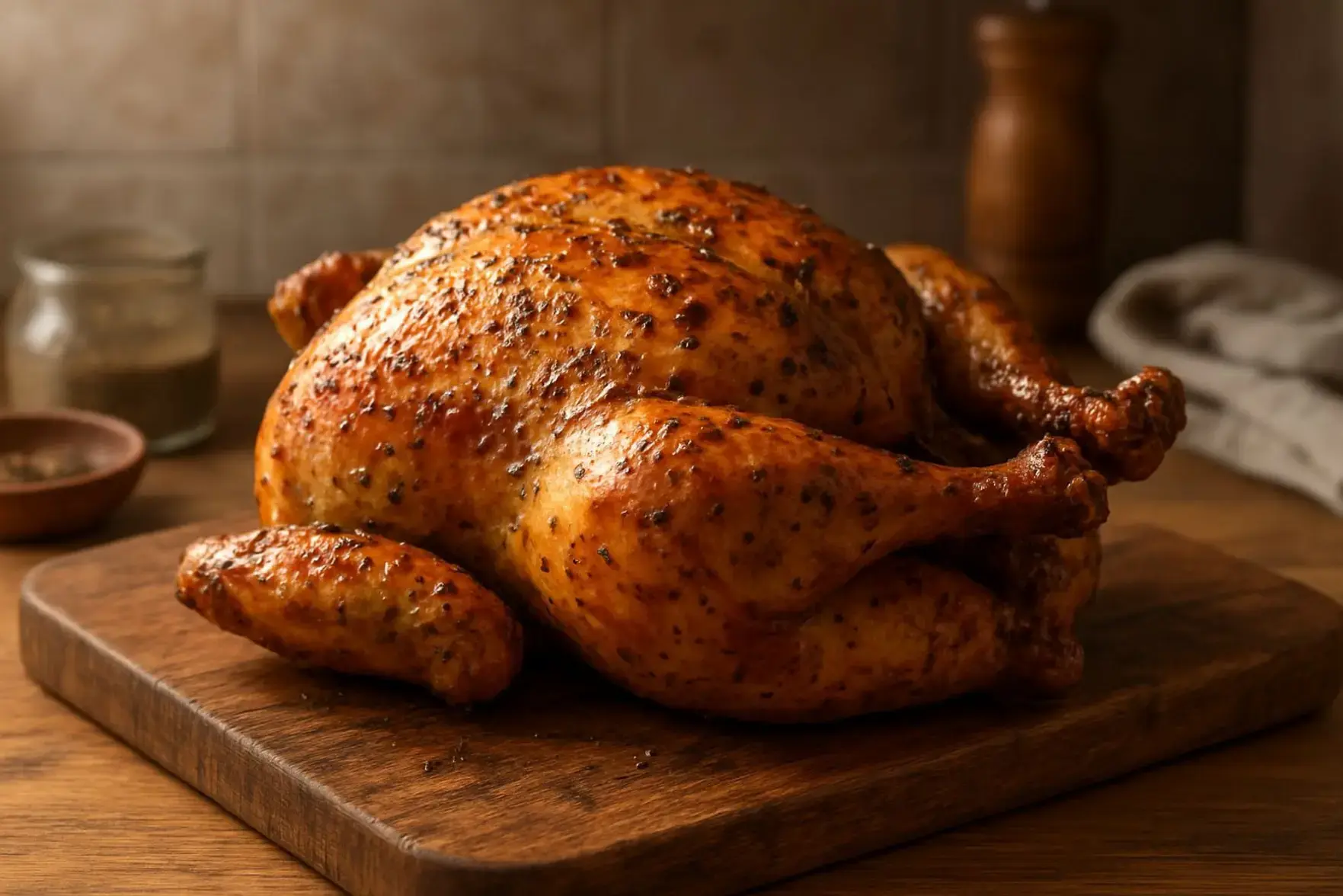 Frango assado na airfryer