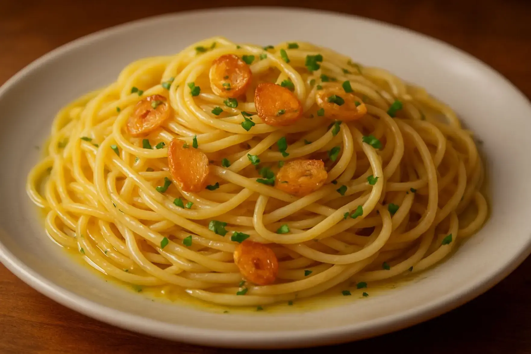 Macarrão alho e óleo fácil