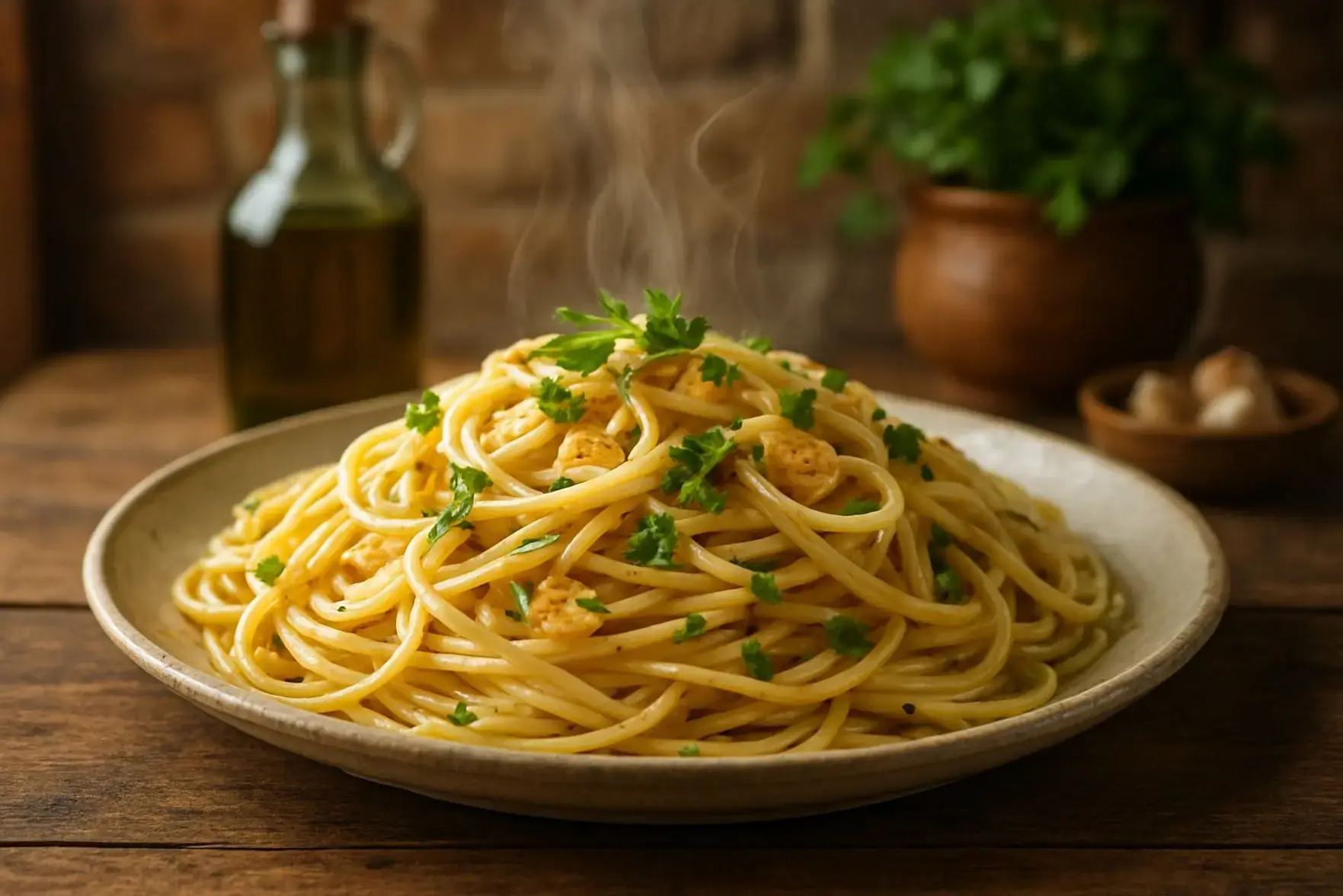 Macarrão alho e óleo prático