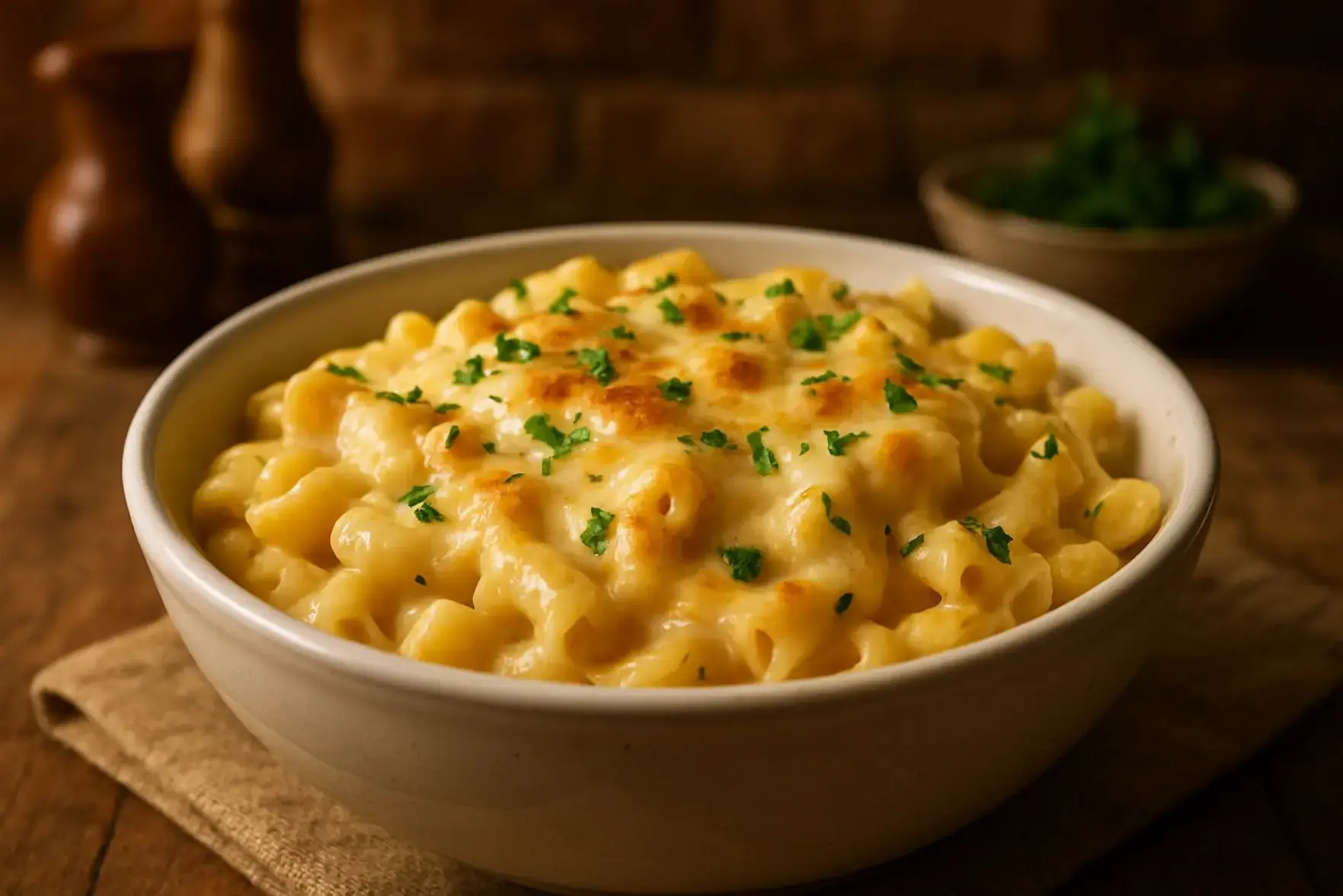 Receita de macarrão cremoso com queijo