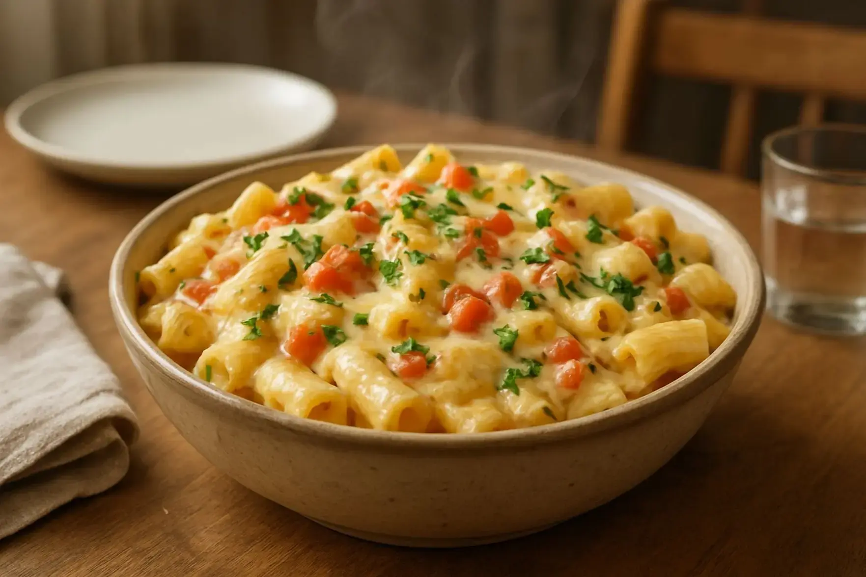 Macarrão de panela de pressão simples Macarrão de panela de pressão simples